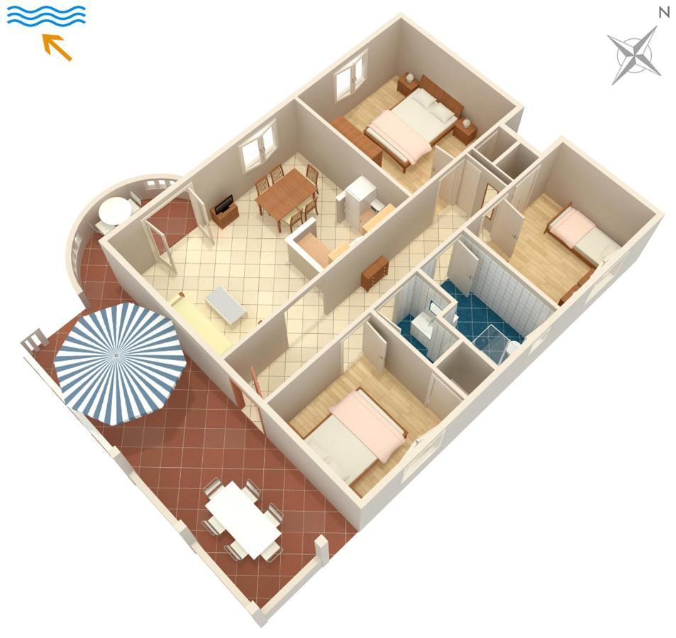 Apartments By The Sea Splitska, Brac - 2923 波斯蒂勒 外观 照片