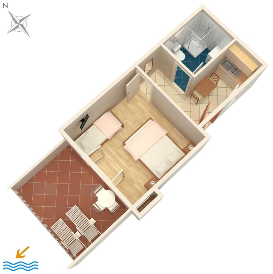 Apartments By The Sea Splitska, Brac - 2923 波斯蒂勒 外观 照片